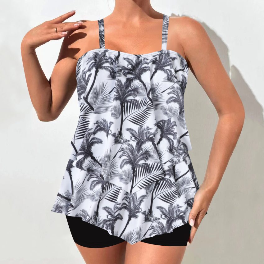 Split Flat Angle Women's Swimsuit Skirt