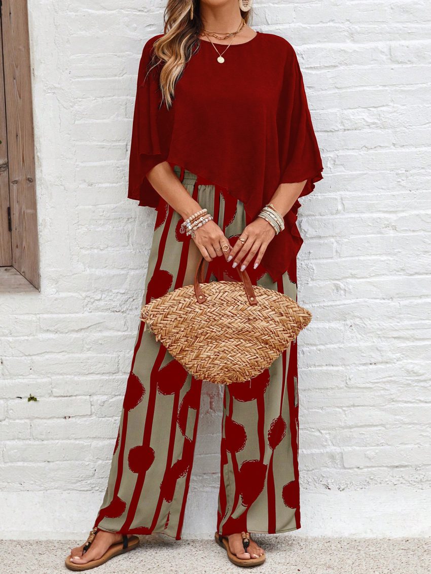 New Summer Fashion Casual Women's Trousers Suit