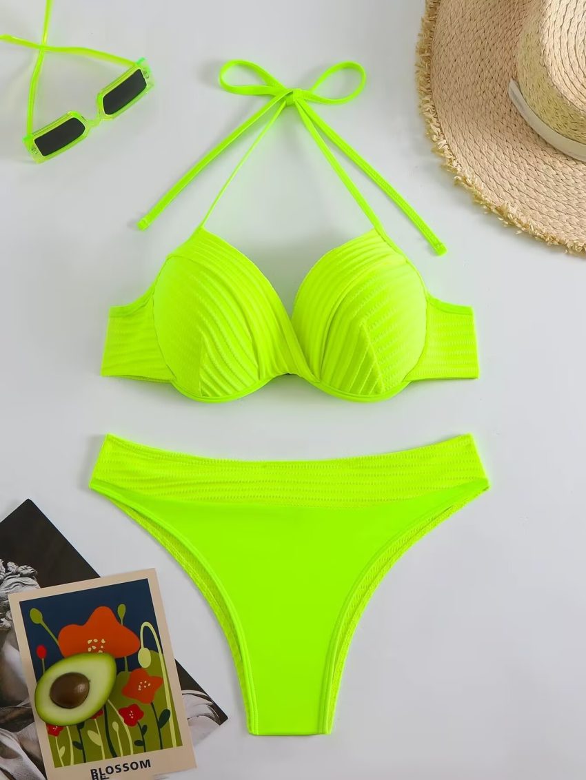 Multi-Color Casual Sexy Solid Color Women's Bikini